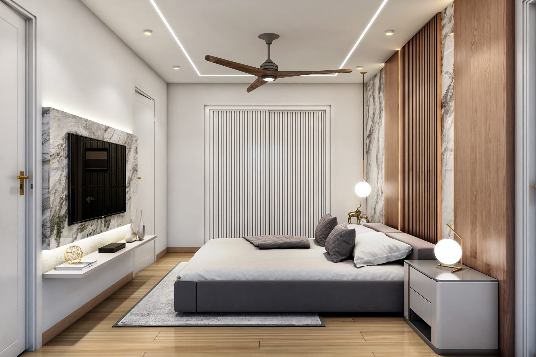 Tiny Modular Home — Premium 3D Interior Visualization